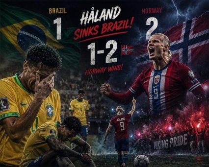 Brazilija vs Norveška